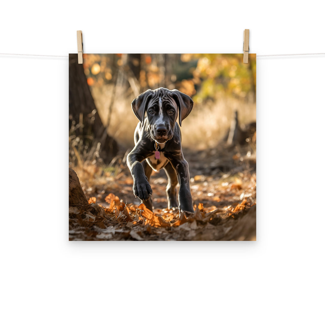 Great Dane Photo paper poster - PosterfyAI.com