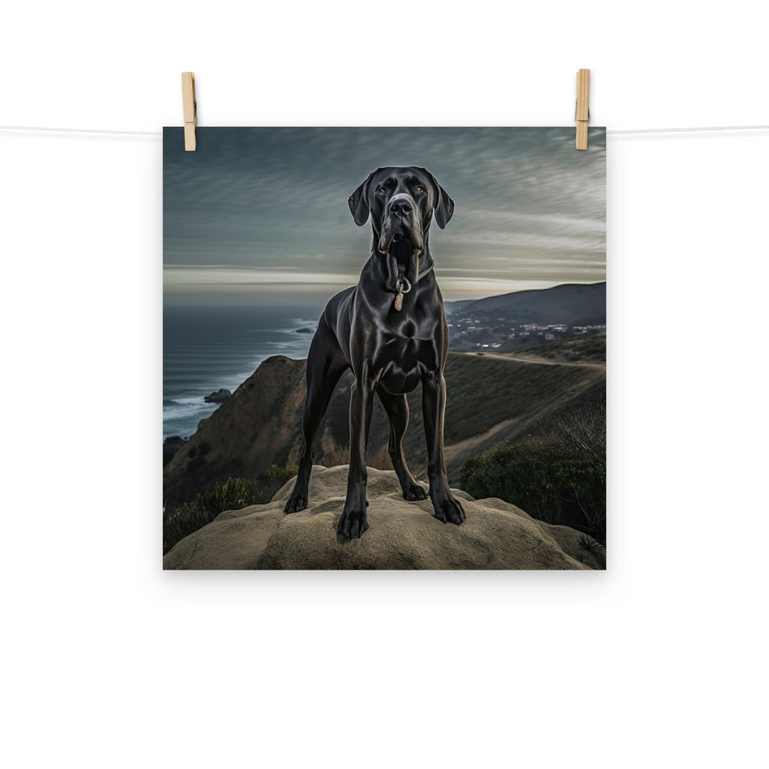 Great Dane Photo paper poster - PosterfyAI.com