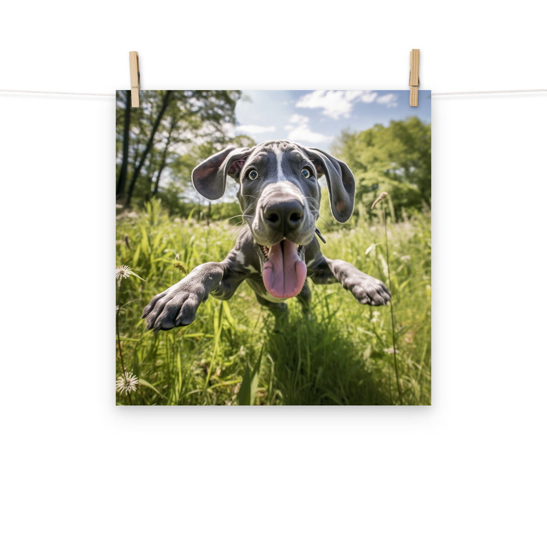 Great Dane Photo paper poster - PosterfyAI.com