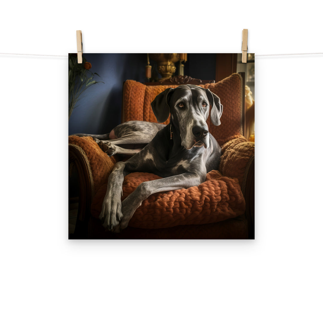 Great Dane Photo paper poster - PosterfyAI.com