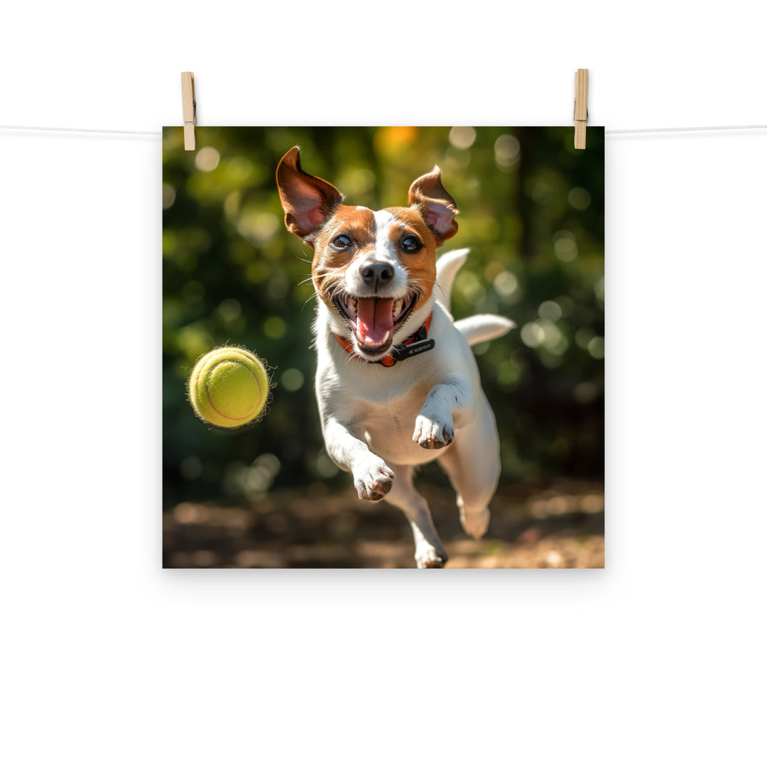 Jack Russell Terrier Photo paper poster - PosterfyAI.com