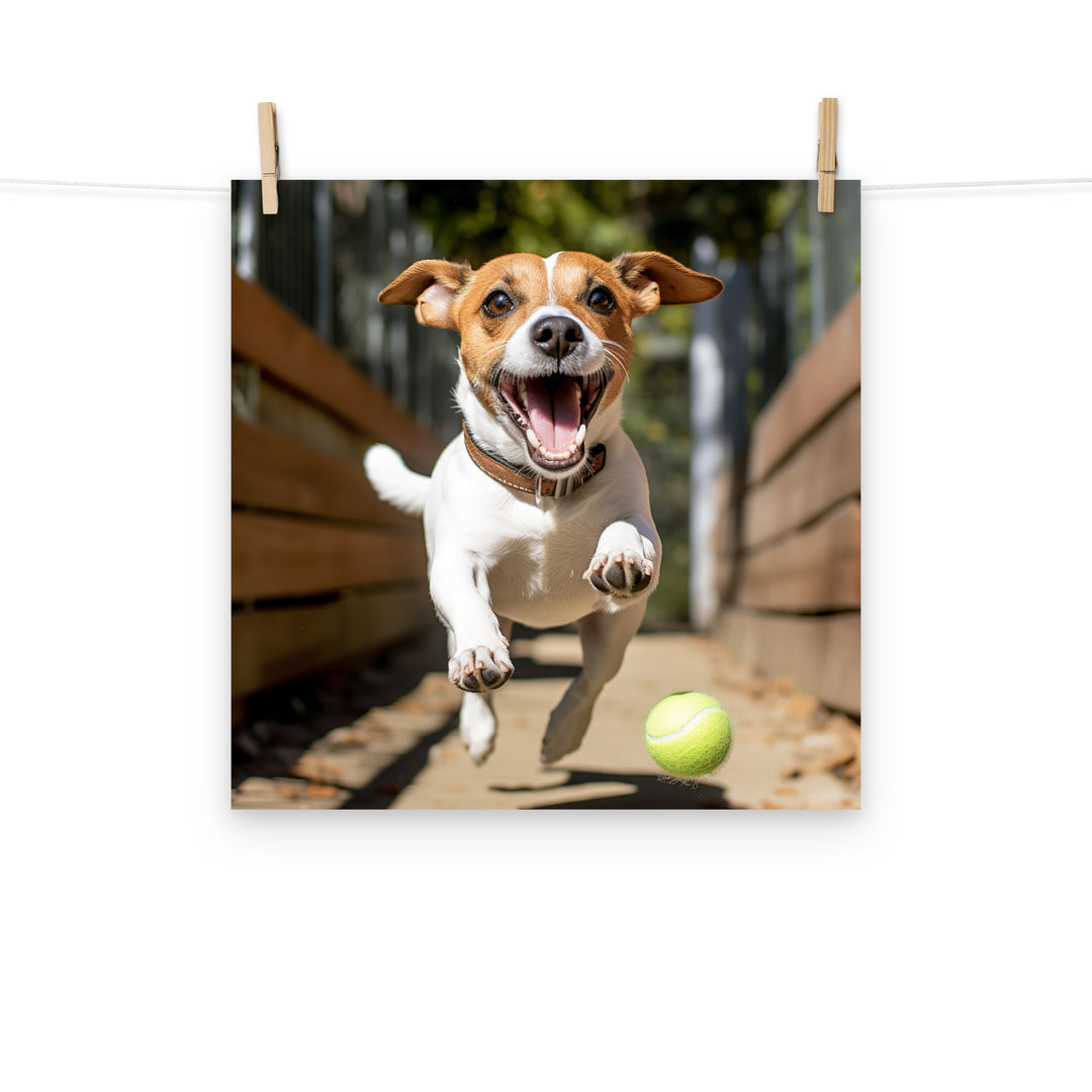 Jack Russell Terrier Photo paper poster - PosterfyAI.com