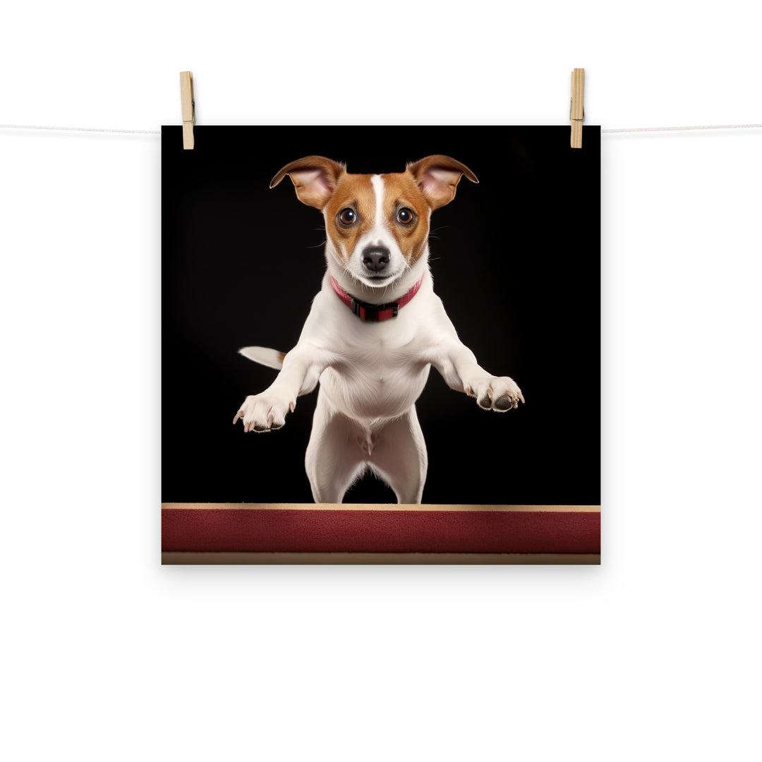 Jack Russell Terrier Photo paper poster - PosterfyAI.com