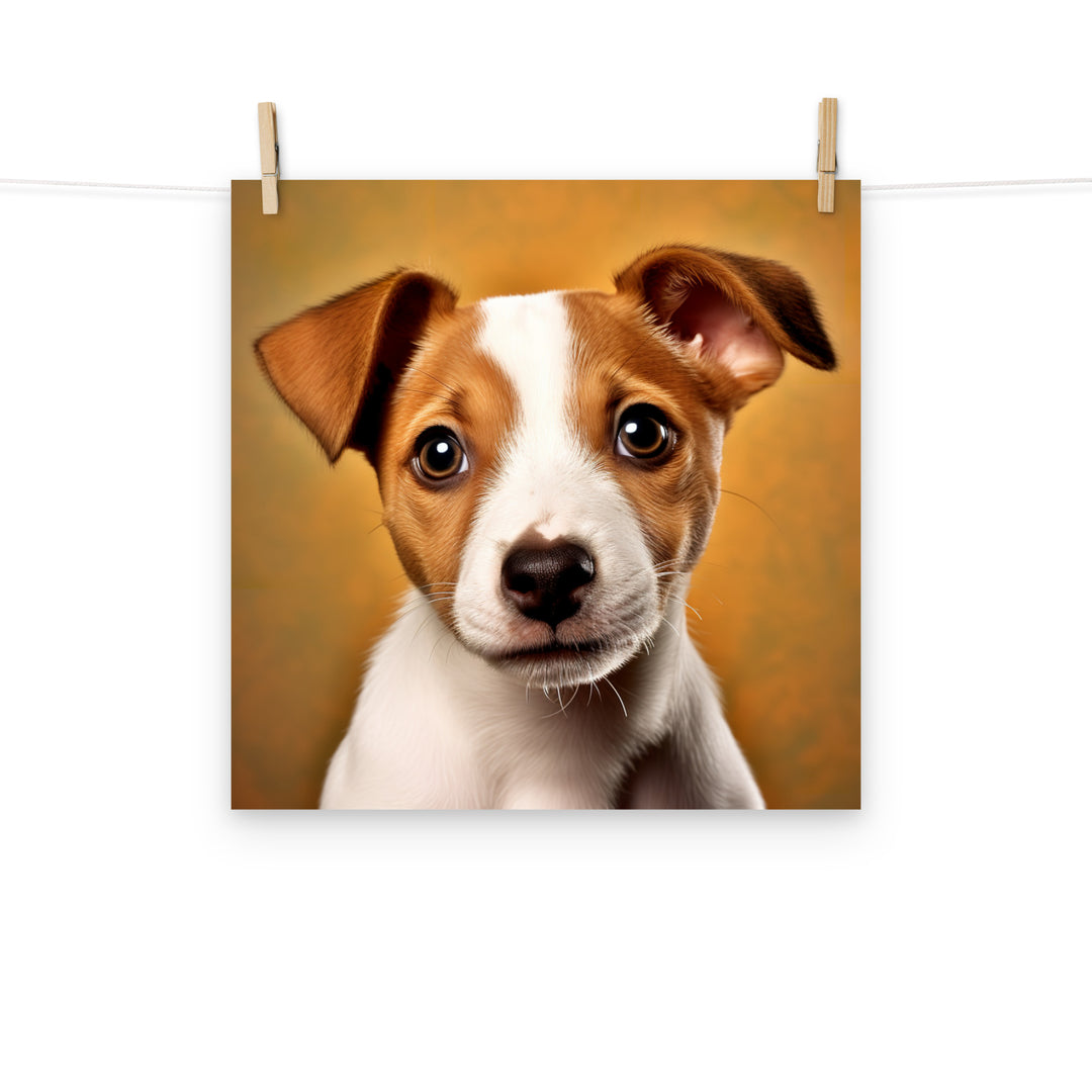 Jack Russell Terrier Photo paper poster - PosterfyAI.com