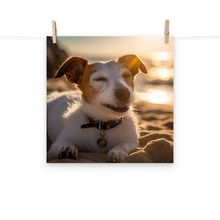 Jack Russell Terrier Photo paper poster - PosterfyAI.com