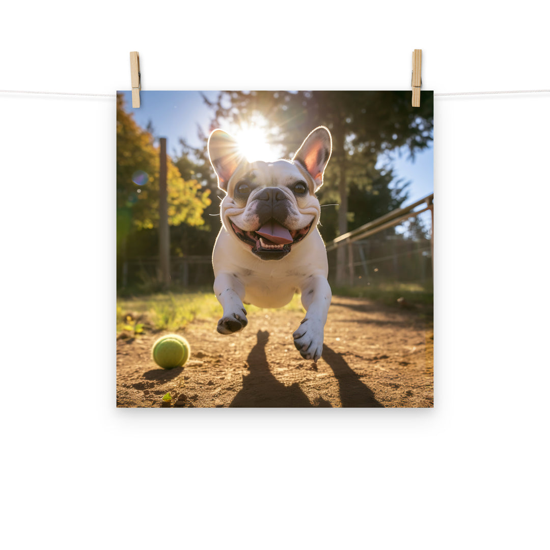 French Bulldog Photo paper poster - PosterfyAI.com
