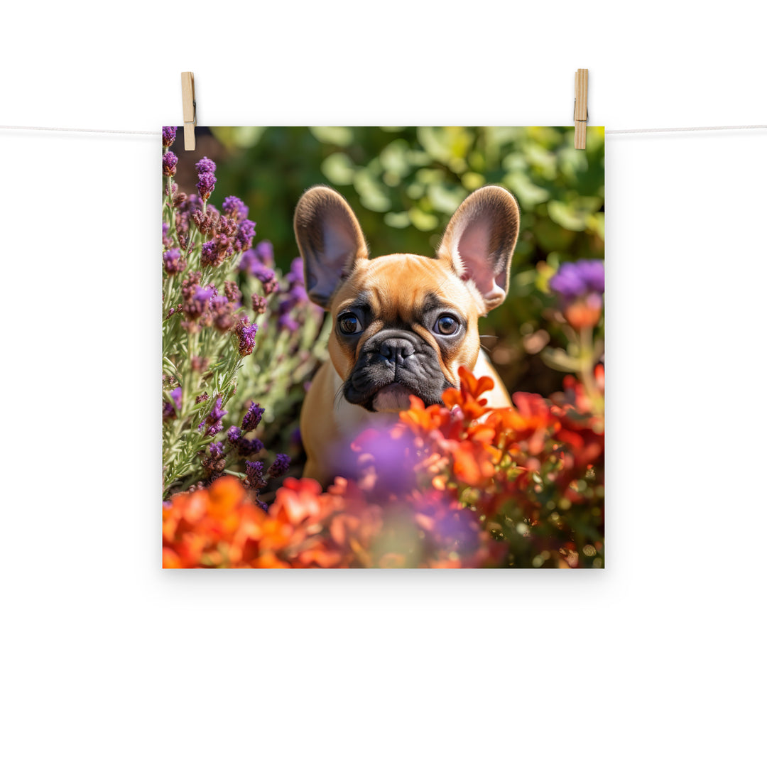 French Bulldog Photo paper poster - PosterfyAI.com