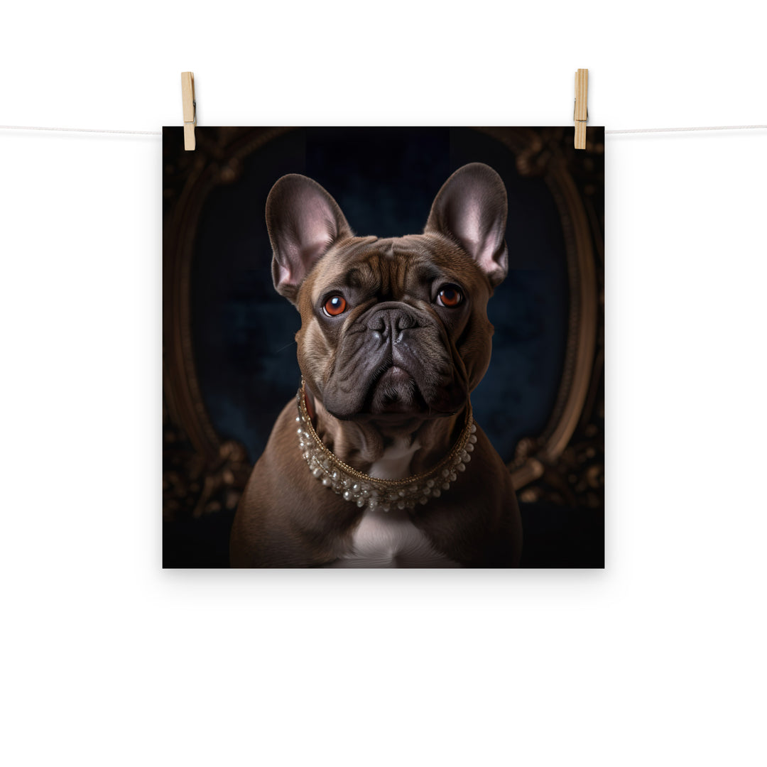 French Bulldog Photo paper poster - PosterfyAI.com