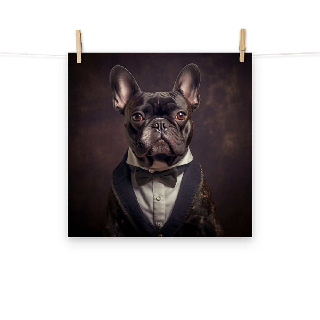 French Bulldog Photo paper poster - PosterfyAI.com