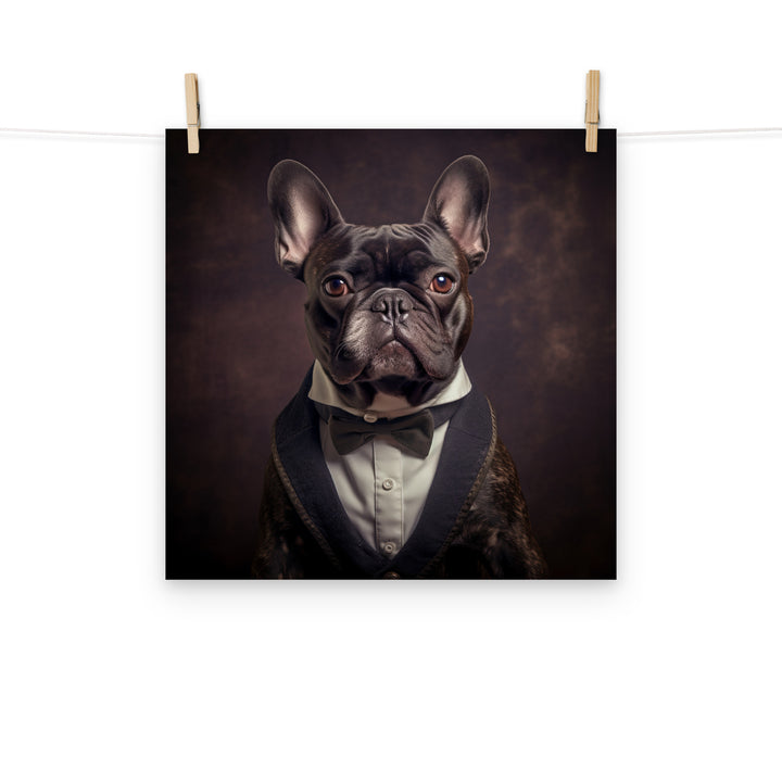 French Bulldog Photo paper poster - PosterfyAI.com