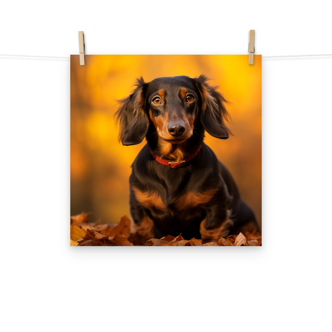 Dachshund Photo paper poster - PosterfyAI.com