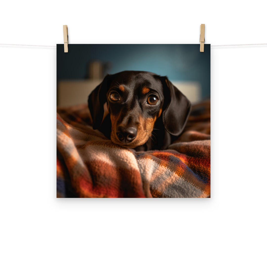 Dachshund Photo paper poster - PosterfyAI.com