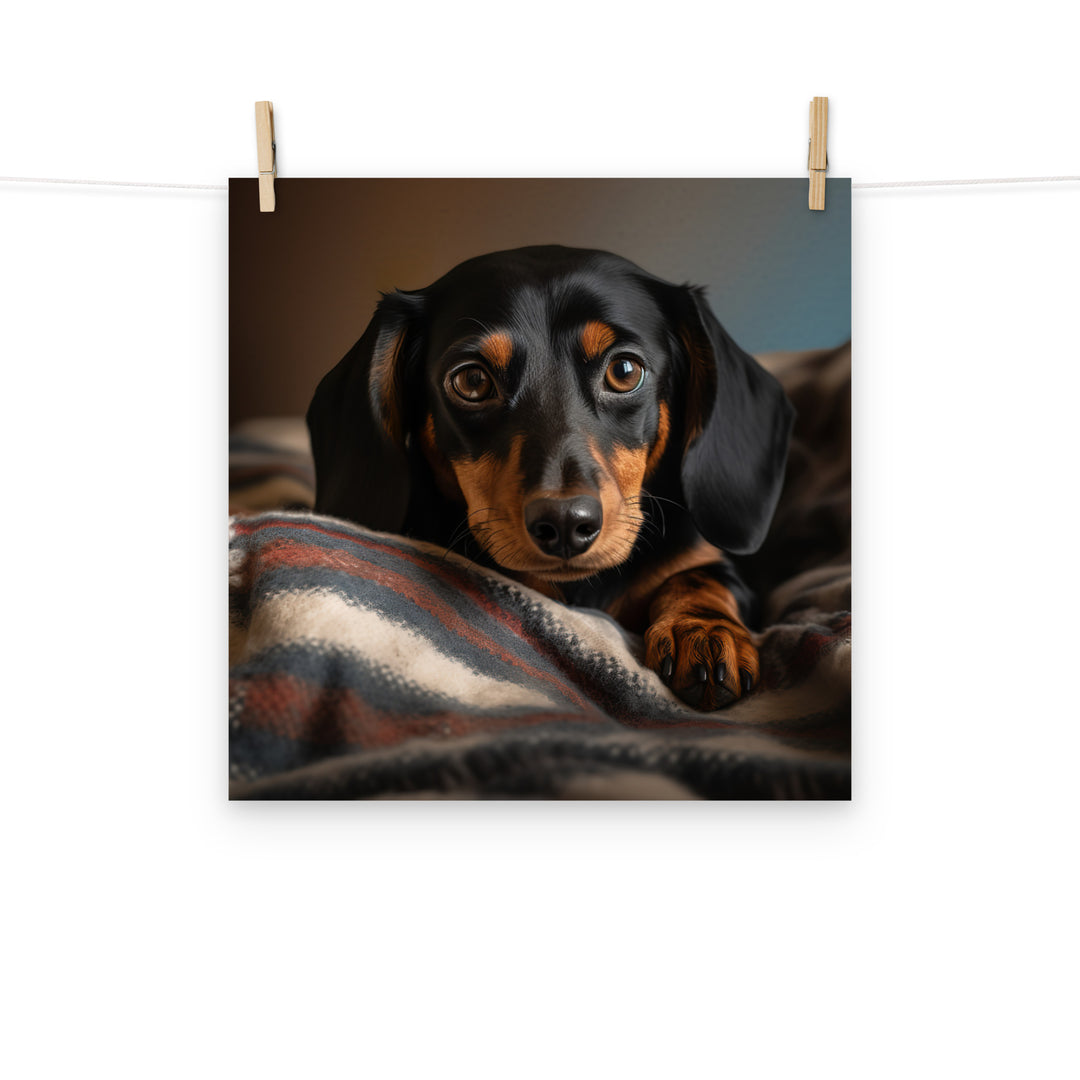 Dachshund Photo paper poster - PosterfyAI.com