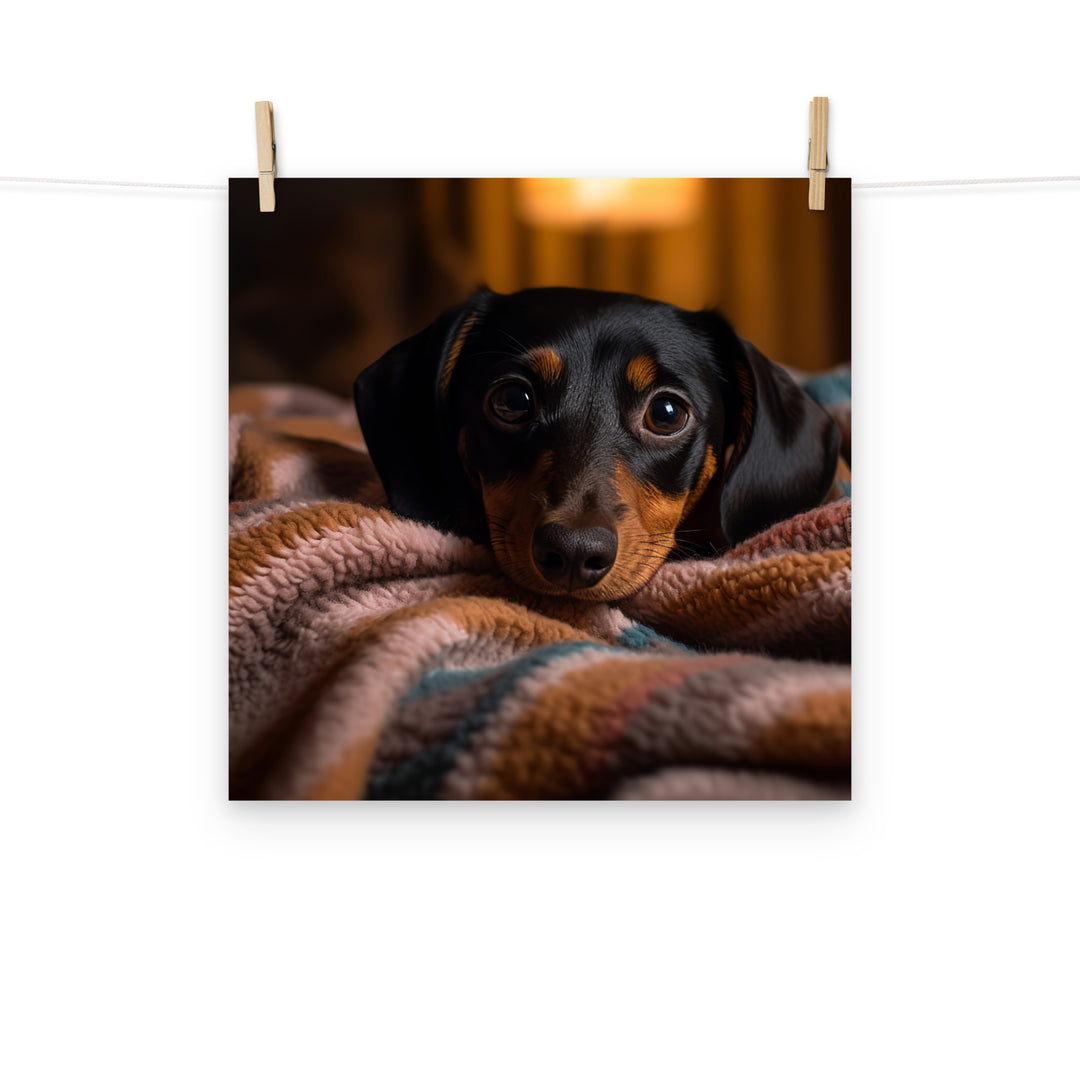 Dachshund Photo paper poster - PosterfyAI.com