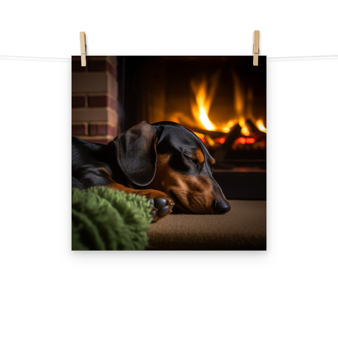 Dachshund Photo paper poster - PosterfyAI.com
