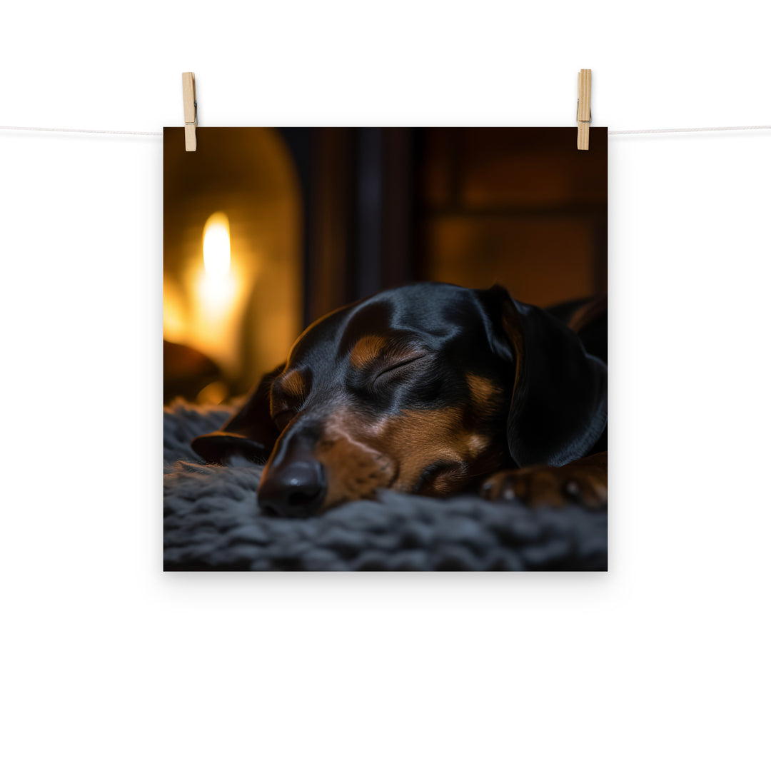 Dachshund Photo paper poster - PosterfyAI.com