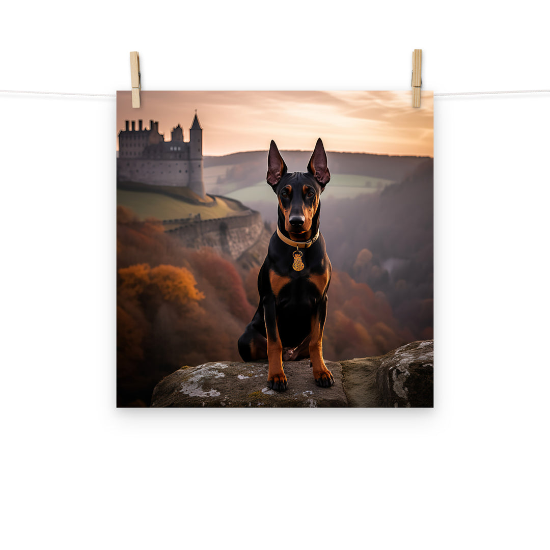 Doberman Photo paper poster - PosterfyAI.com