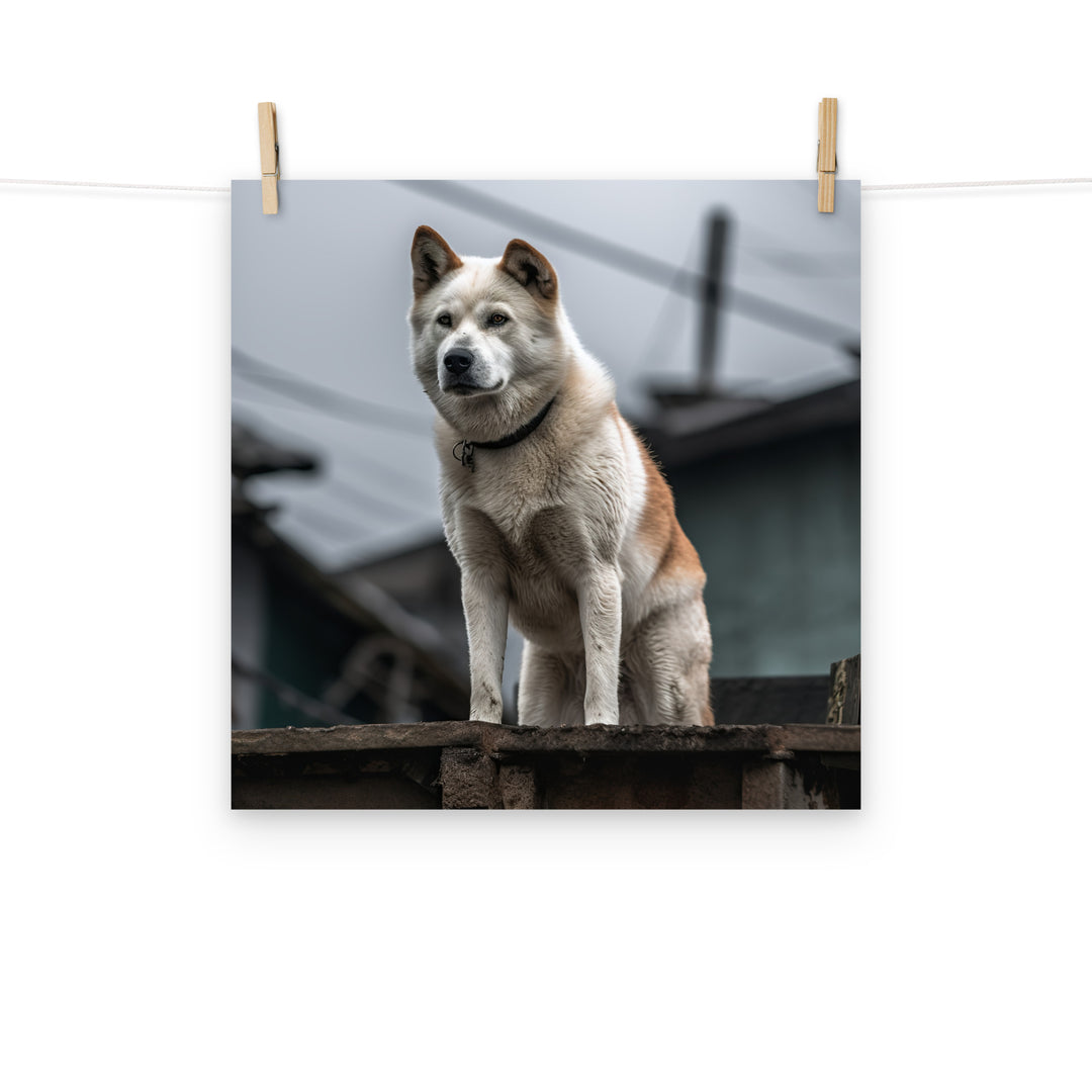 Akita Photo paper poster - PosterfyAI.com