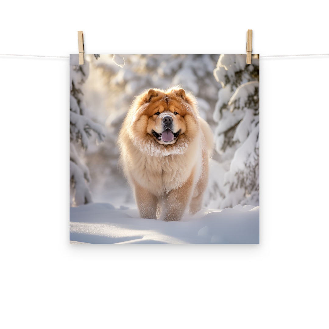 Chow Chow Photo paper poster - PosterfyAI.com