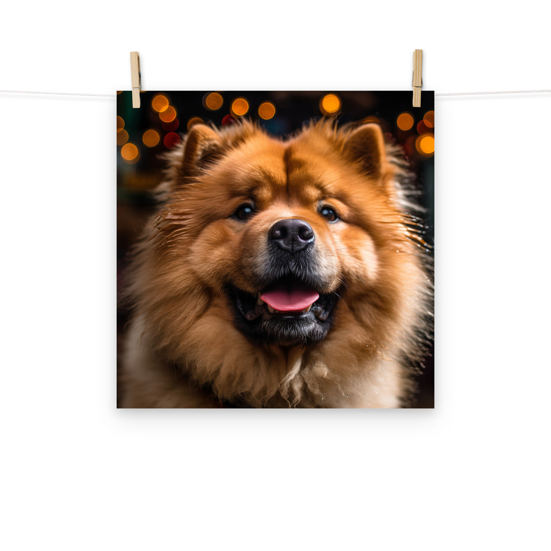 Chow Chow Photo paper poster - PosterfyAI.com