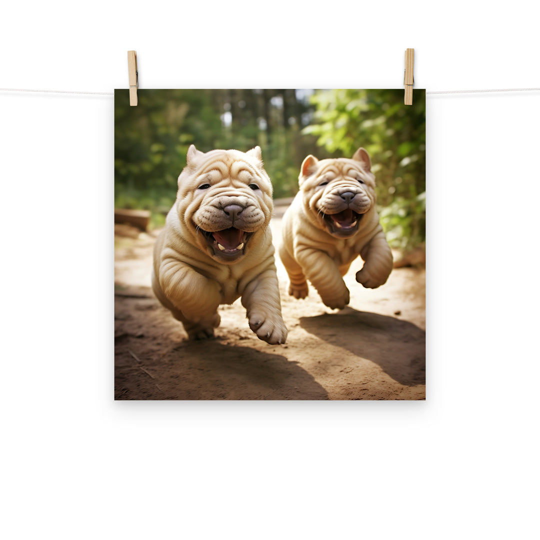 Shar Pei Photo paper poster - PosterfyAI.com