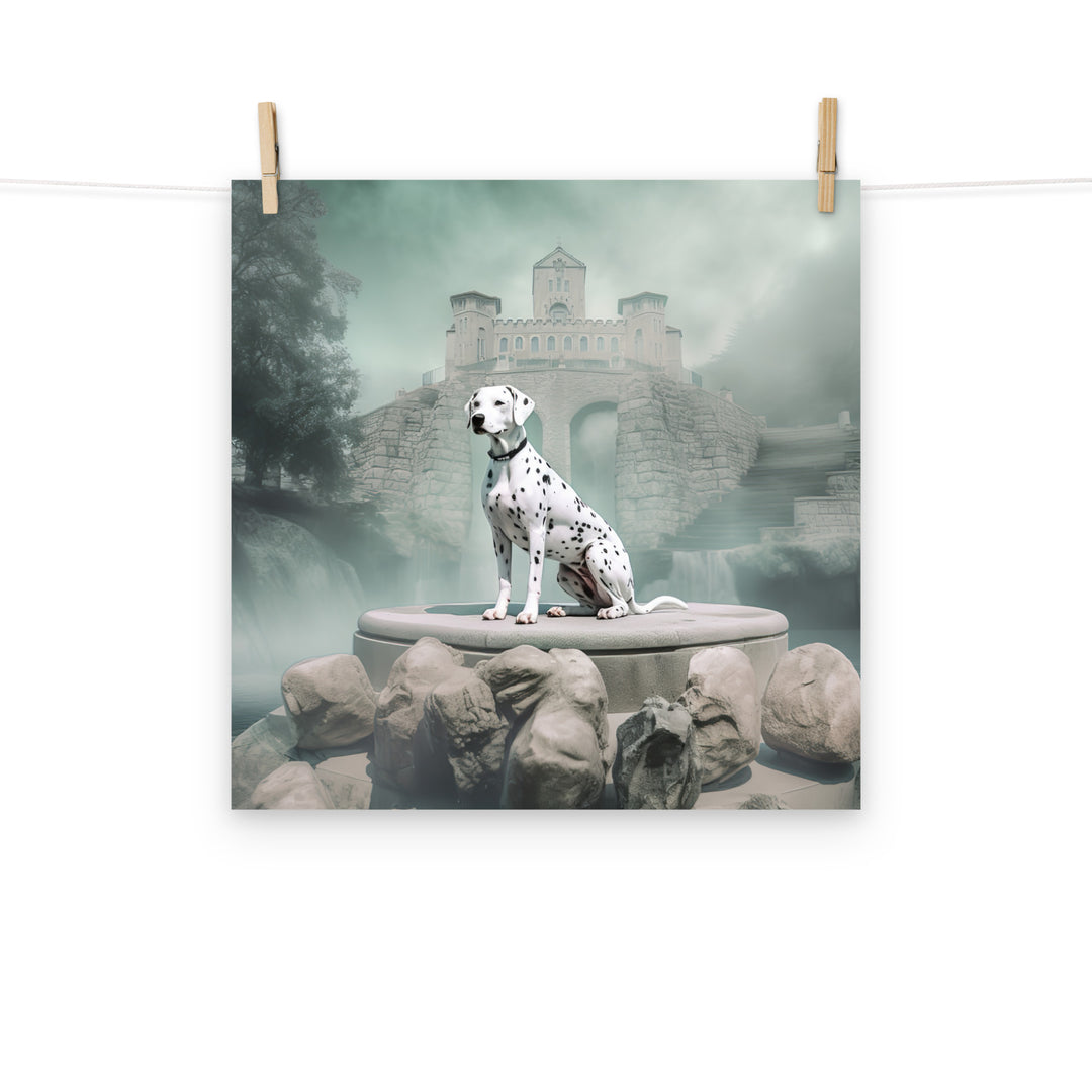 Dalmatian Photo paper poster - PosterfyAI.com