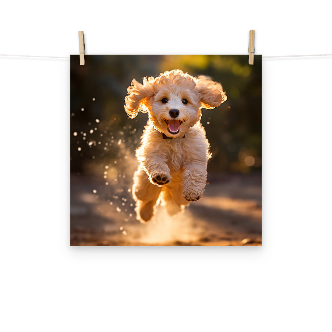Poodle Photo paper poster - PosterfyAI.com