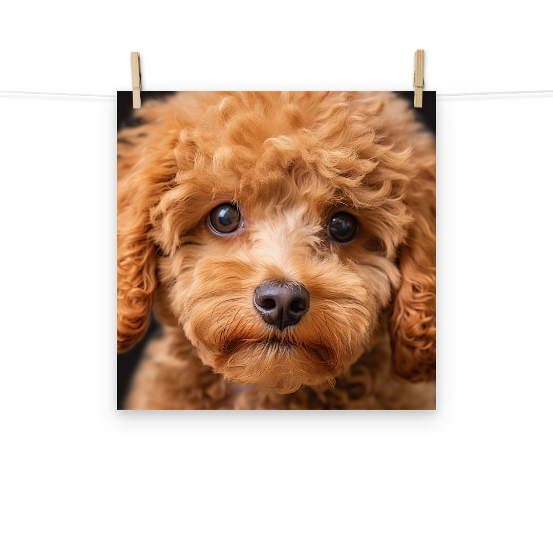 Poodle Photo paper poster - PosterfyAI.com