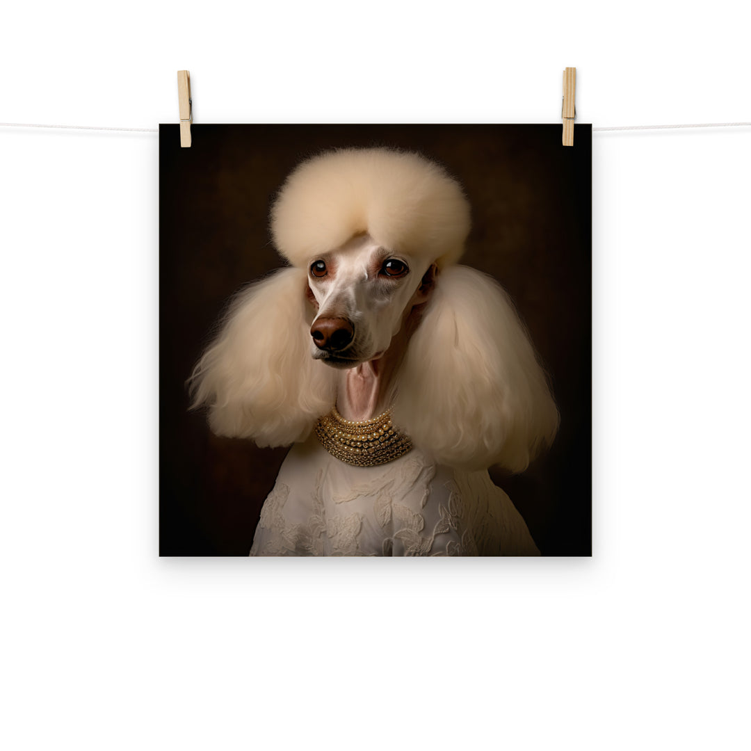 Poodle Photo paper poster - PosterfyAI.com