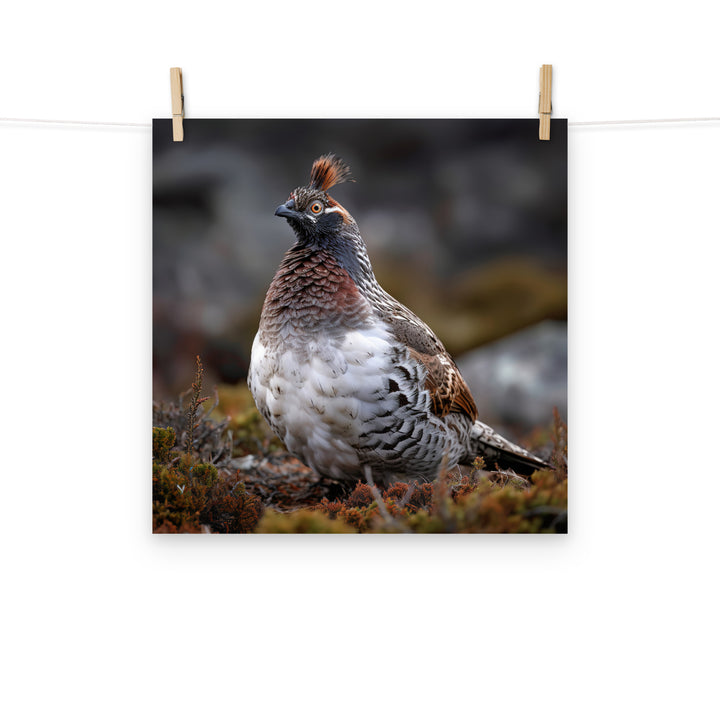 Grouse Photo paper poster - PosterfyAI.com