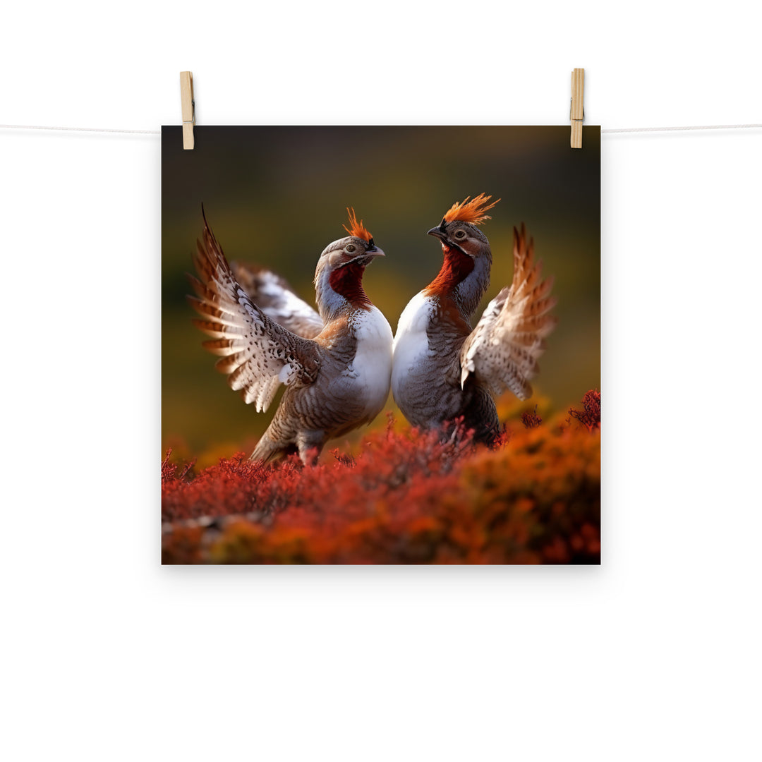 Grouse Photo paper poster - PosterfyAI.com