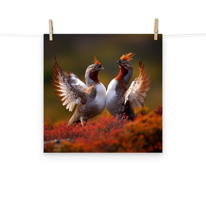 Grouse Photo paper poster - PosterfyAI.com