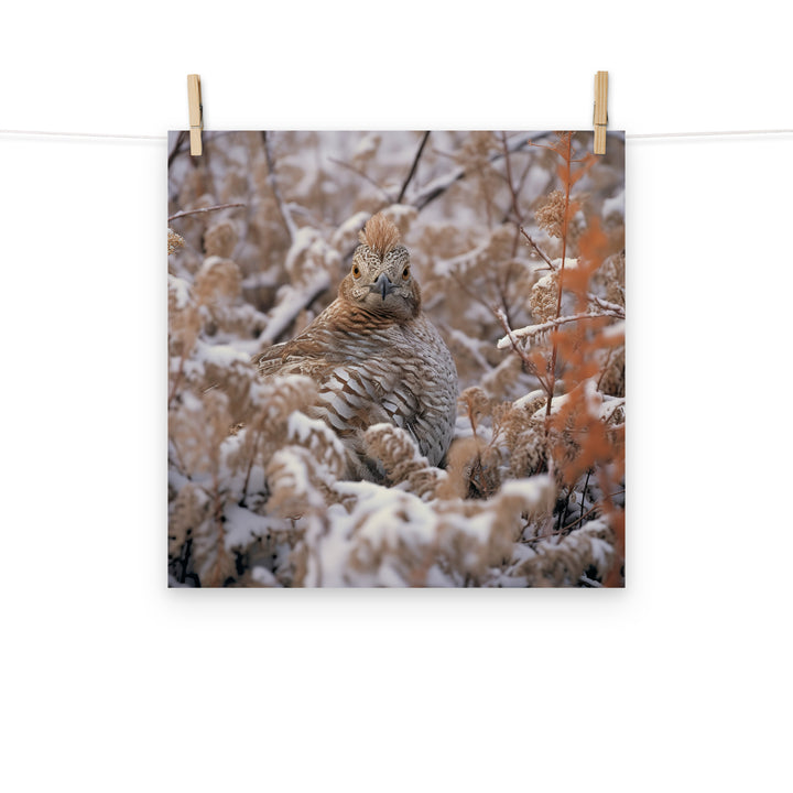 Grouse Photo paper poster - PosterfyAI.com