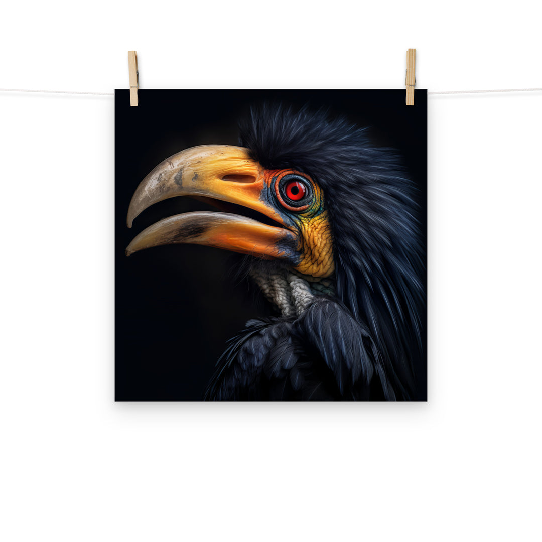 Hornbill Photo paper poster - PosterfyAI.com