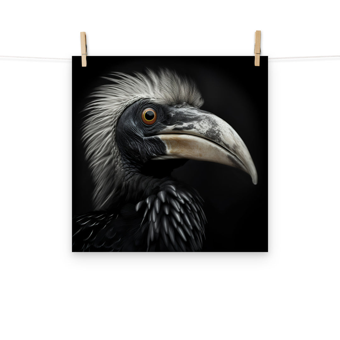 Hornbill Photo paper poster - PosterfyAI.com