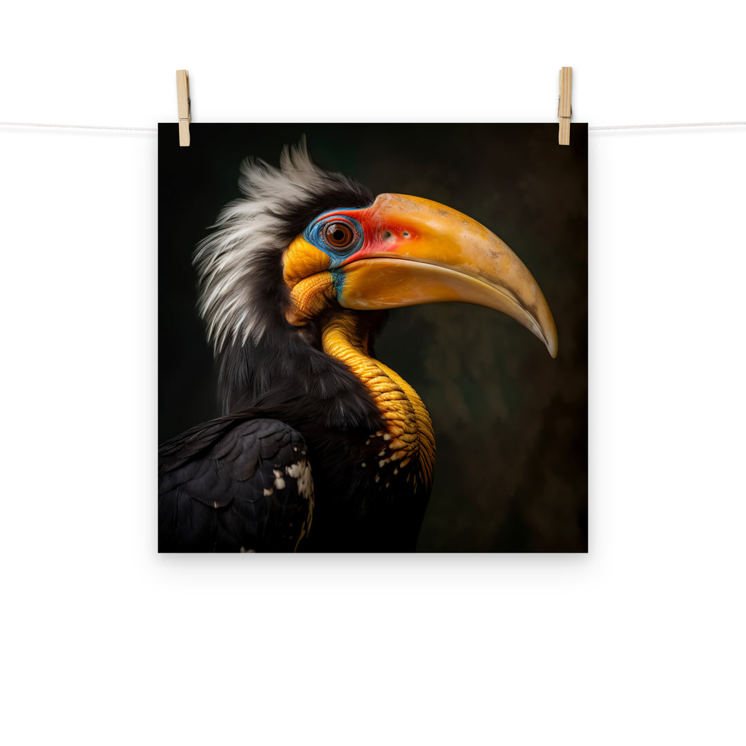 Hornbill Photo paper poster - PosterfyAI.com