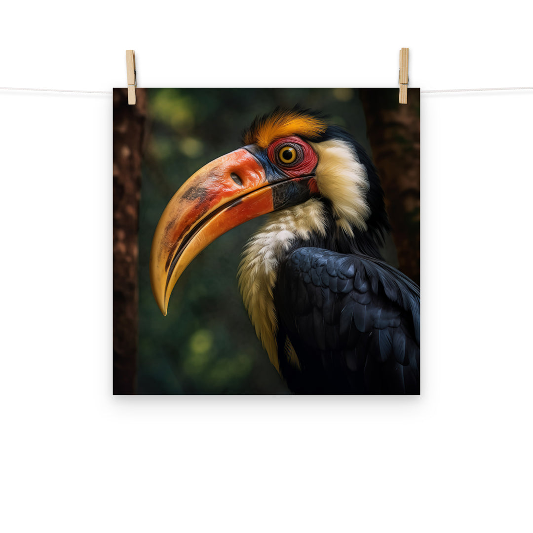 Hornbill Photo paper poster - PosterfyAI.com