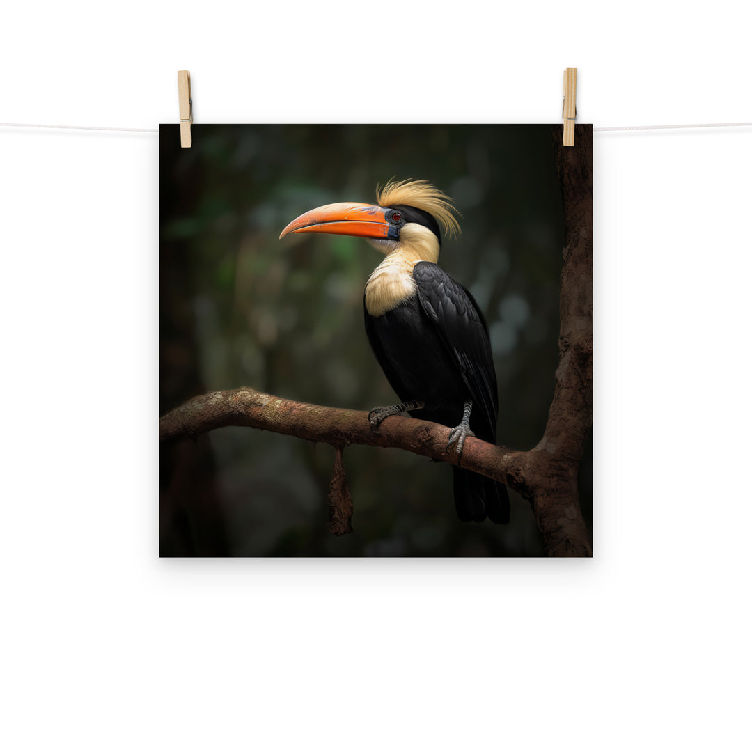Hornbill Photo paper poster - PosterfyAI.com