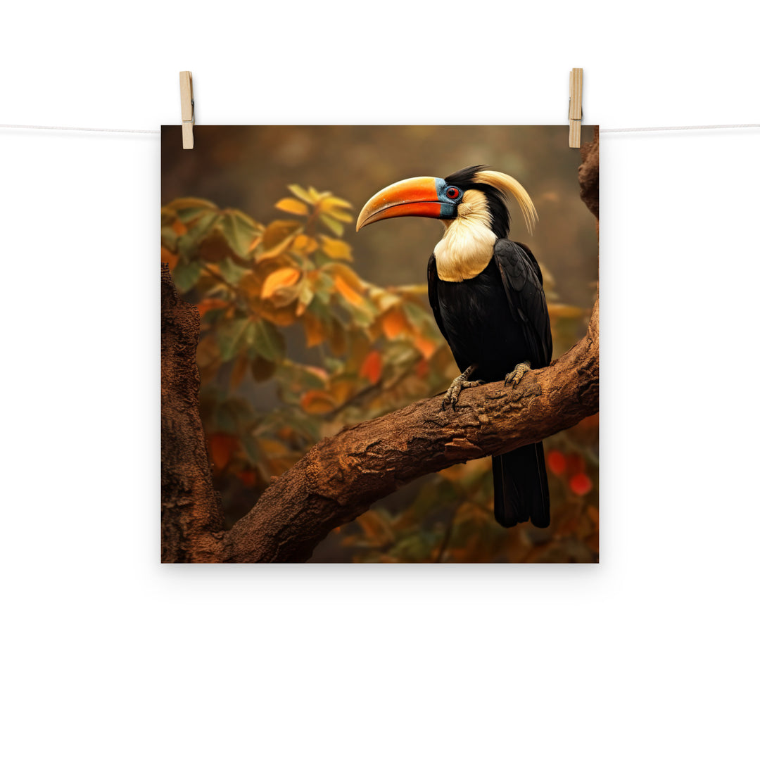 Hornbill Photo paper poster - PosterfyAI.com