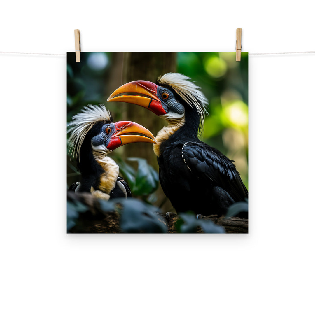 Hornbill Photo paper poster - PosterfyAI.com