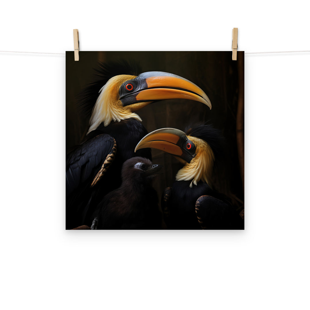 Hornbill Photo paper poster - PosterfyAI.com