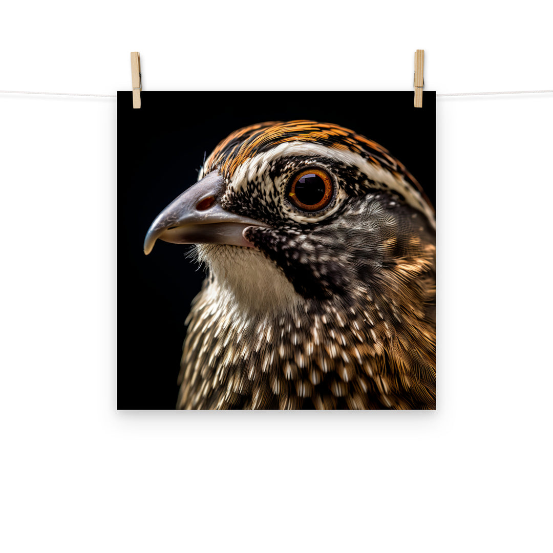 Quail Photo paper poster - PosterfyAI.com
