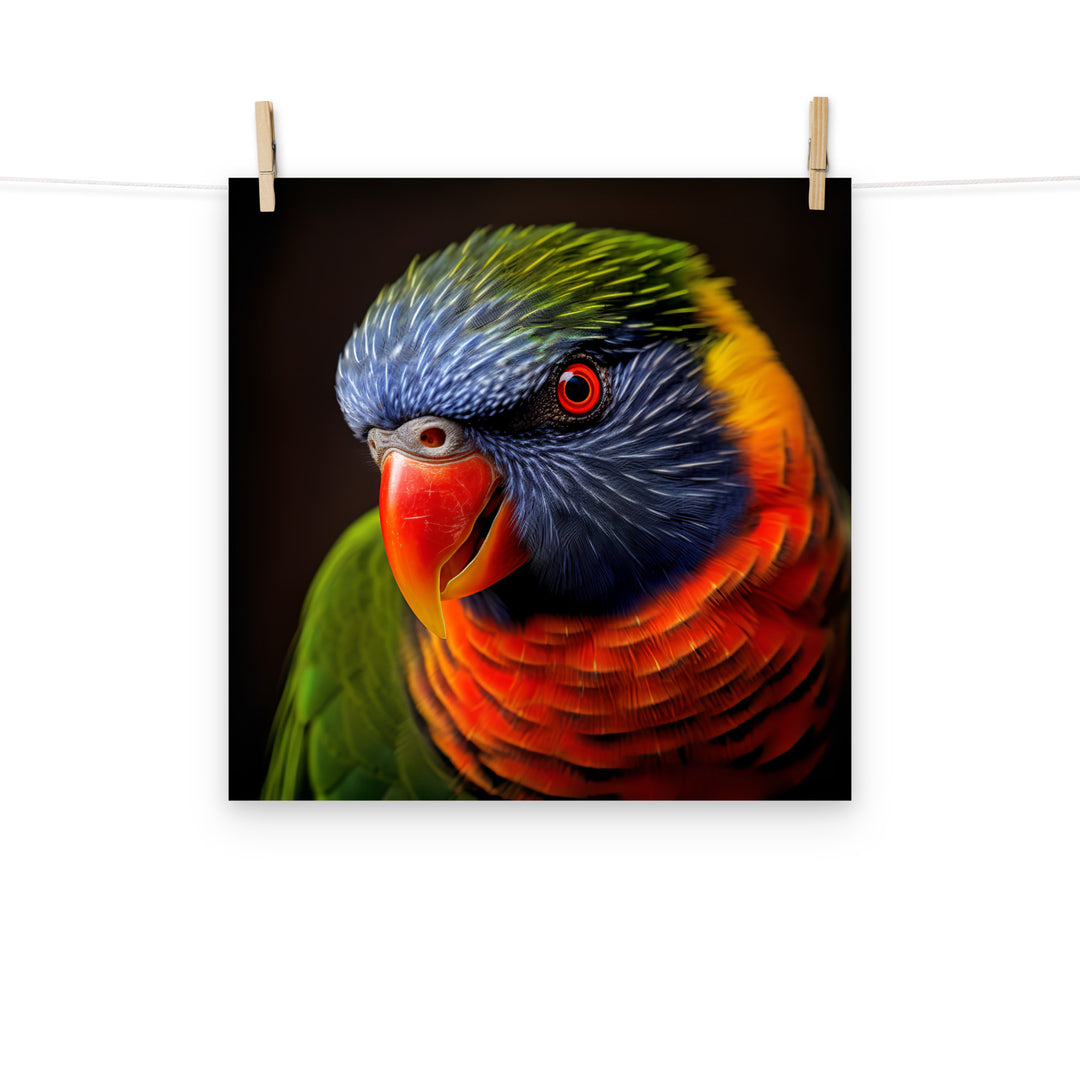 Lorikeet Photo paper poster - PosterfyAI.com