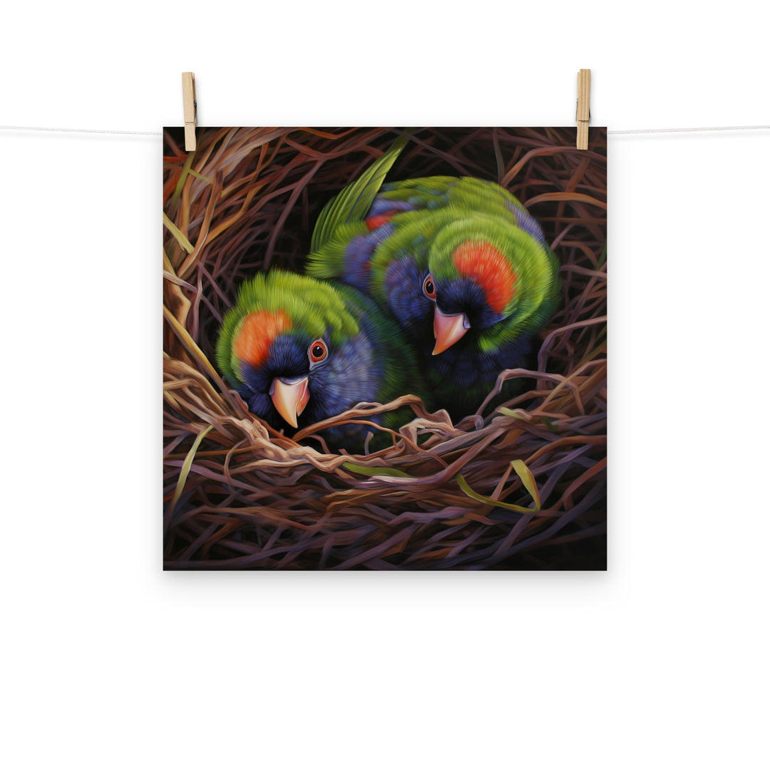 Lorikeet Photo paper poster - PosterfyAI.com