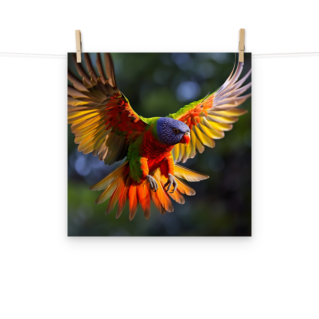 Lorikeet Photo paper poster - PosterfyAI.com