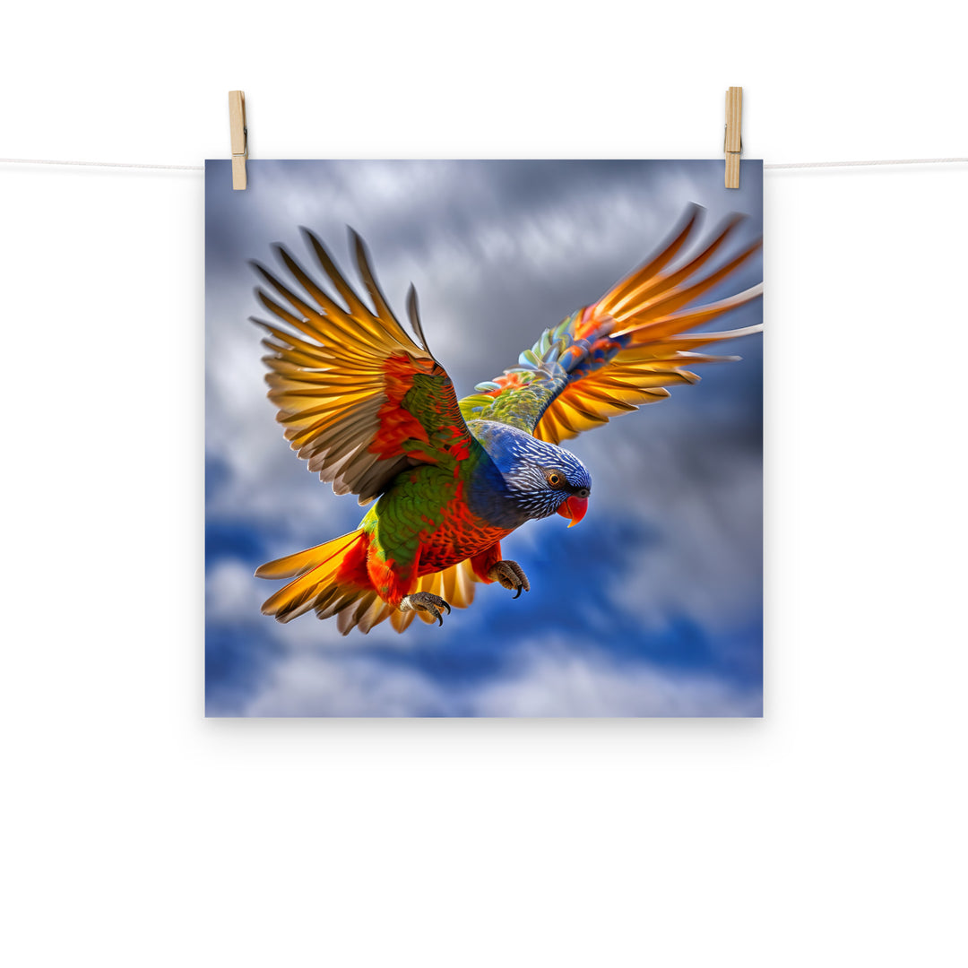 Lorikeet Photo paper poster - PosterfyAI.com