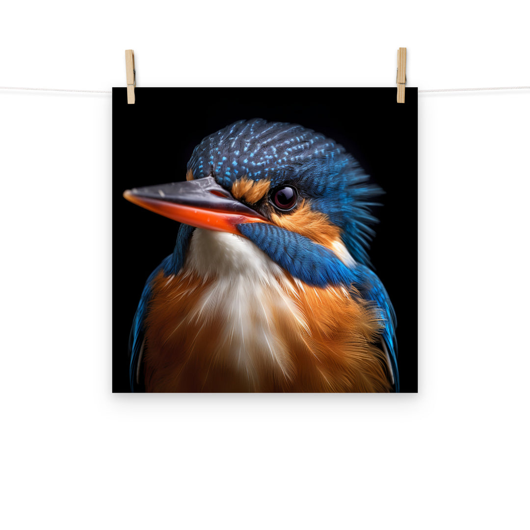 Kingfisher Photo paper poster - PosterfyAI.com
