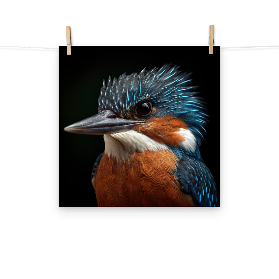 Kingfisher Photo paper poster - PosterfyAI.com