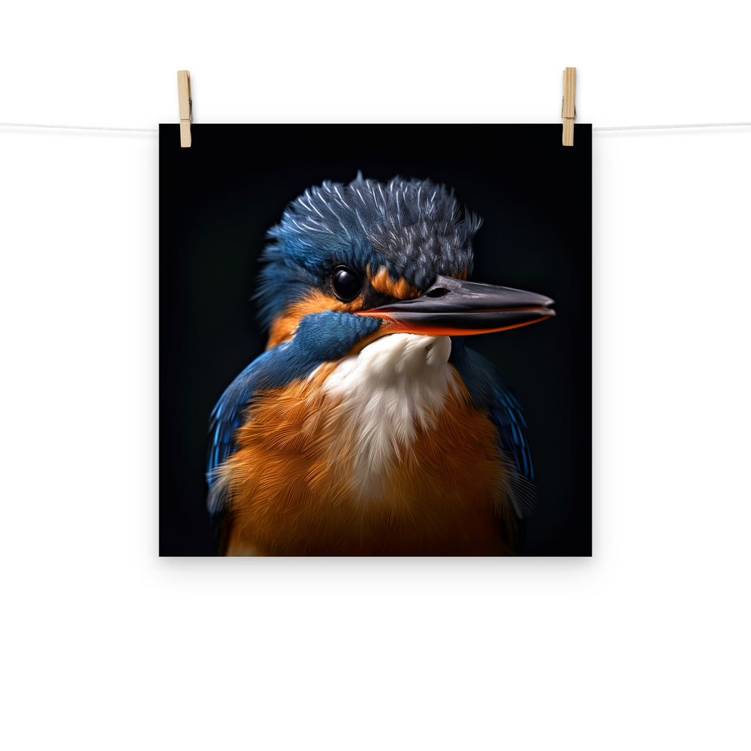 Kingfisher Photo paper poster - PosterfyAI.com