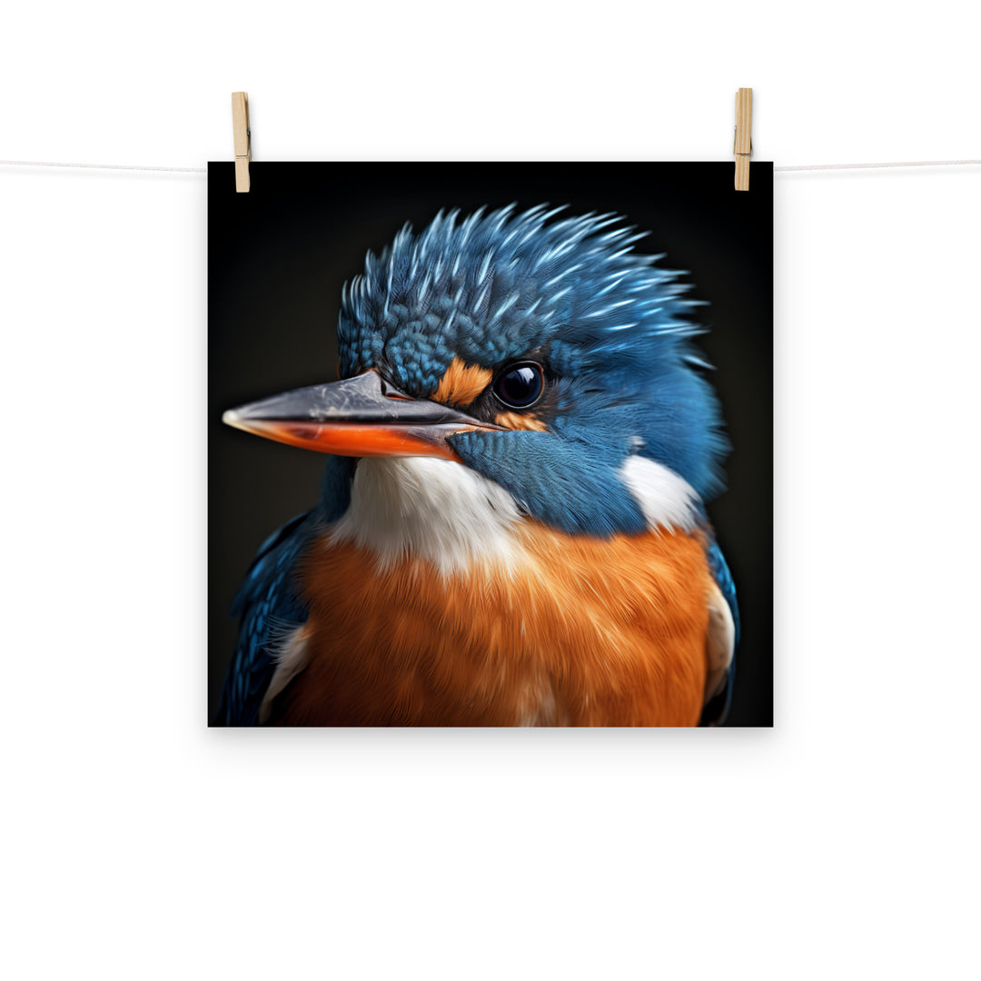Kingfisher Photo paper poster - PosterfyAI.com